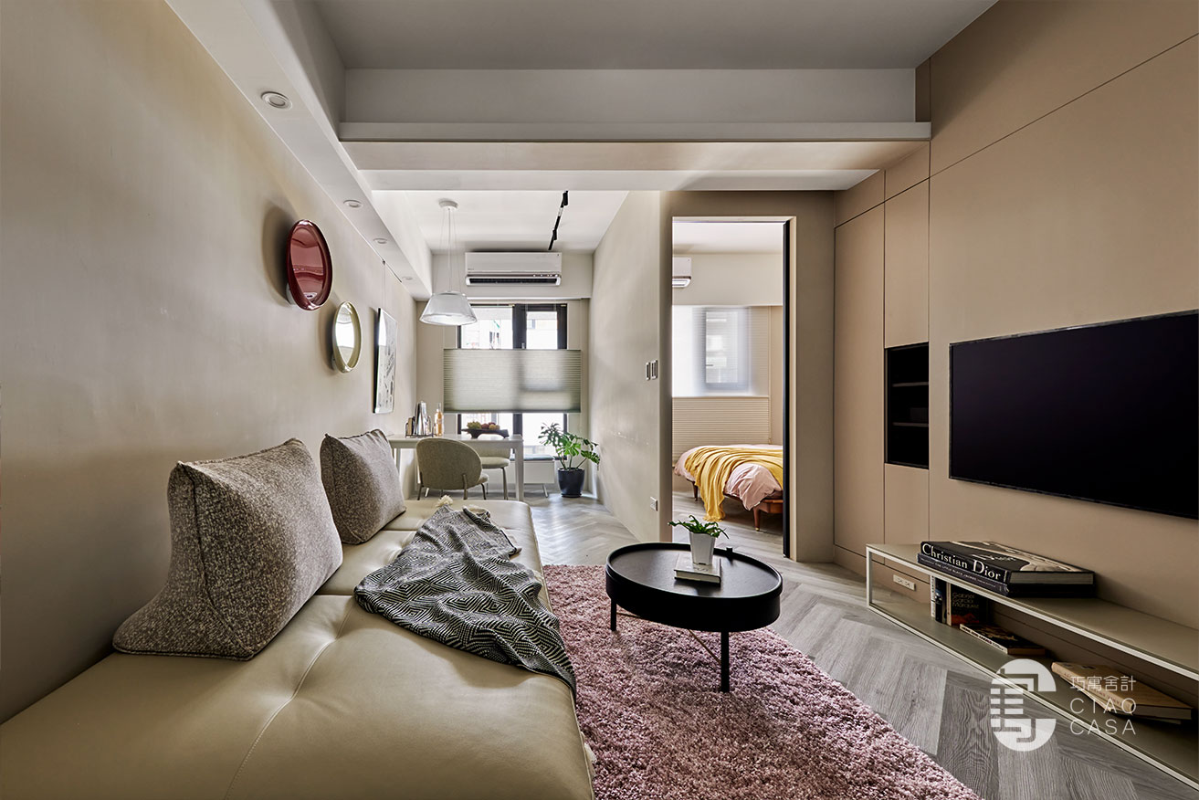 極簡小豪宅｜自由的靜謐棲所，室內設計案例-黃佳彬設計師