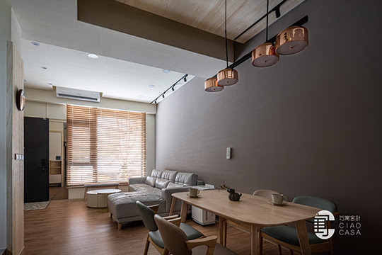 溫馨簡約風舒適愜意的品味生活，室內設計案例-何康玄設計師